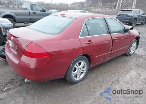 2007 Honda Accord 2.4 Ex из США, поврежденный, VIN 1HGCM56887A006128